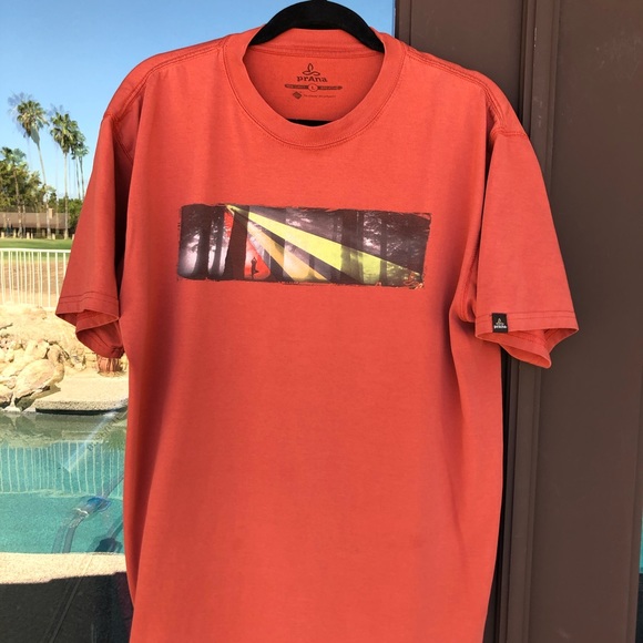 Prana Other - prAna Burnt Orange Graphic Tee L
